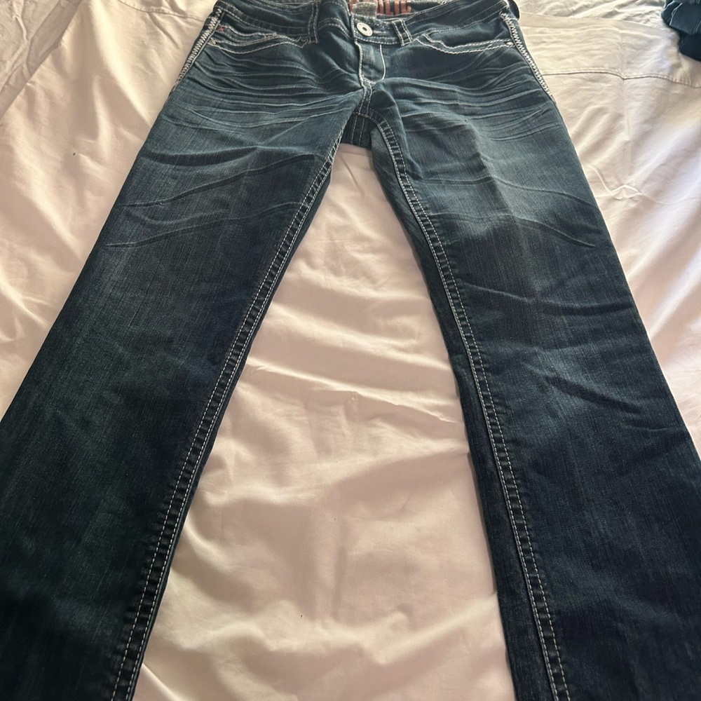 Hydraulic Blue Boot Cut Jeans Classic Style Size 9/10 long